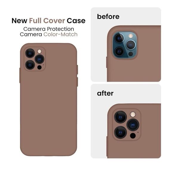 Bundle of 5 Pack Apple iPhone12 Pro 6.1 case Liquid Silicone Protective case - Picture 2 of 7